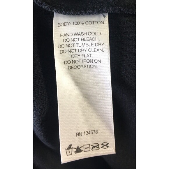 Vineyard Vines Mini Dress Women's Size Small Black 100% Cotton Short Sleeve - Picture 4 of 4